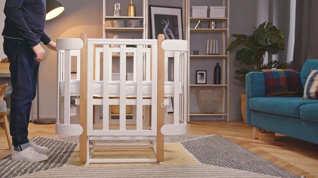 Обзор детской кроватки-трансформера Happy Baby Mommy Lux | Mothercare Russia