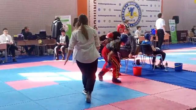 Карлова Виктория. Кикбоксинг. Чемпионат Киева 2023. Финал.