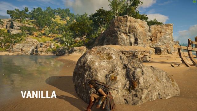 Assassin's Creed  Odyssey CryNation Graphics Mod Graphics Comparison