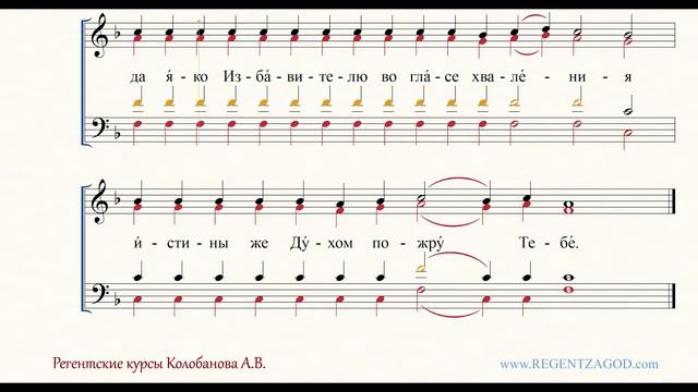 Глас 2, песнь 6, ирмос: "Ко Господу"