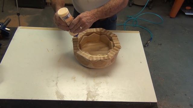 Woodturning Oak Sapele Bowl