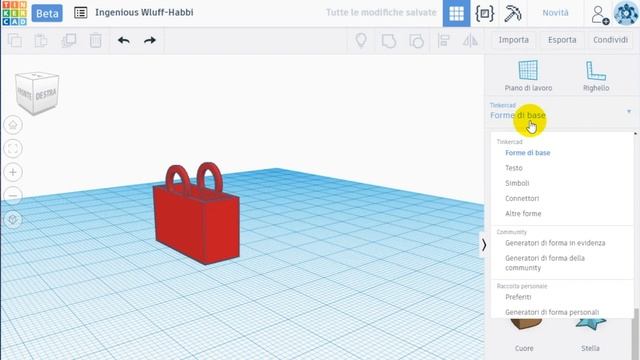 Tinkercad: Barbie Handbag
