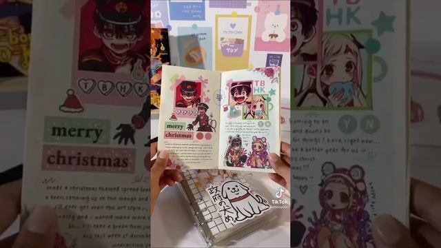 Anime Journaling //Techniques //Ideas //Scrapbooking//inspiration// Anime Tiktok// Mini Journal//