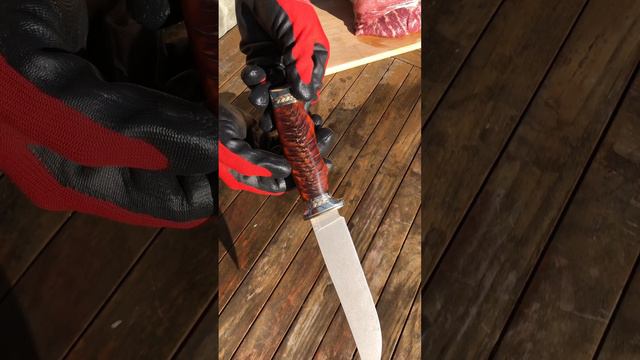 Обзор шикарного ножа из стали S390!