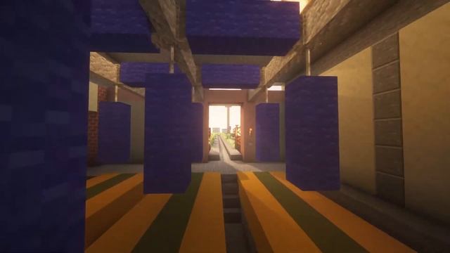 Депо "Автово" в Minecraft metro map