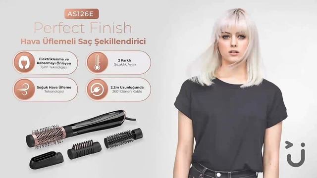 BaByliss AS126E Hava Üflemeli Saç Şekillendirici artık Jebinde!