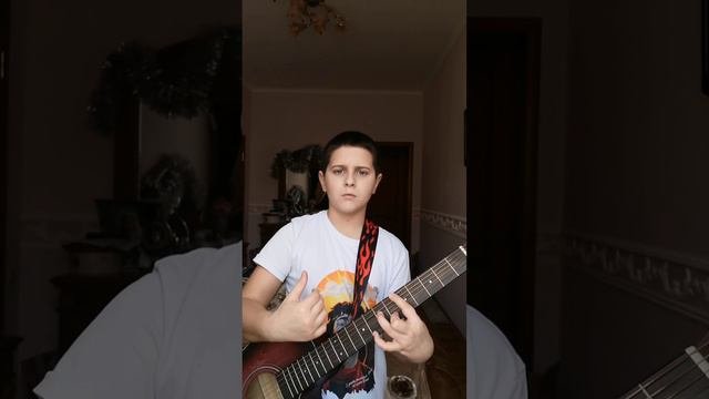 Играю песню Цоя на гитаре вступление 