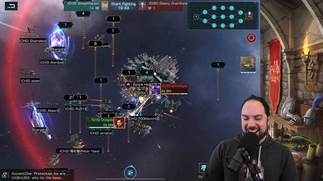 Galaxy Summit vs GoG in Infinite Galaxy [failed HQ captures?]