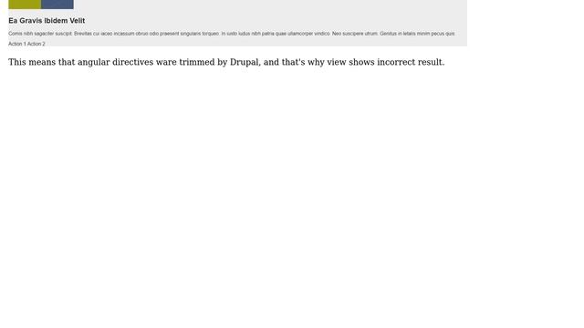 Drupal: Override the output of views with angular directives