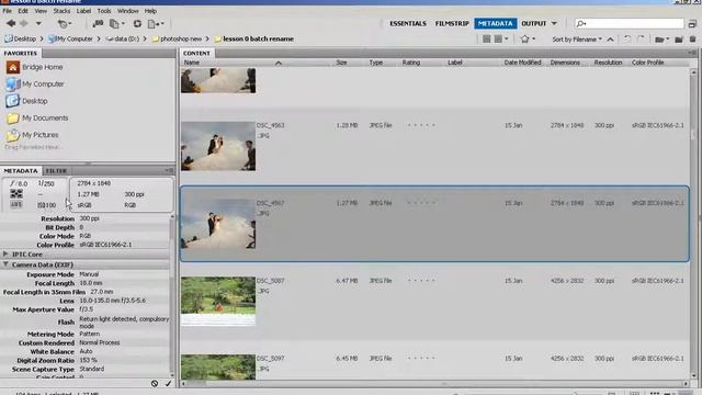 Photoshop CS4   Phan 1   Bai 1   Adobe Bridge CS4 duyet anh