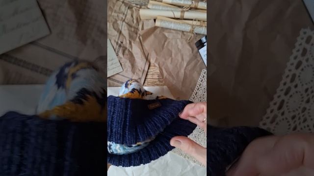 синяя шапка