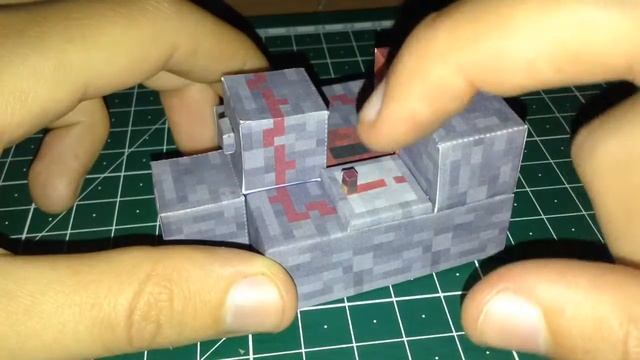 Бумажный Minecraft: Редстоун схемка
