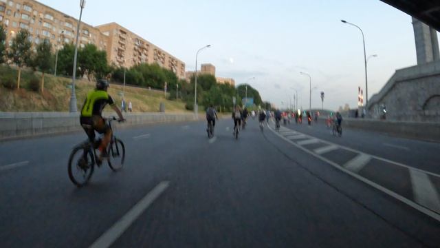 Московский вечерний (ночной) Велопарад 09-07-2022.