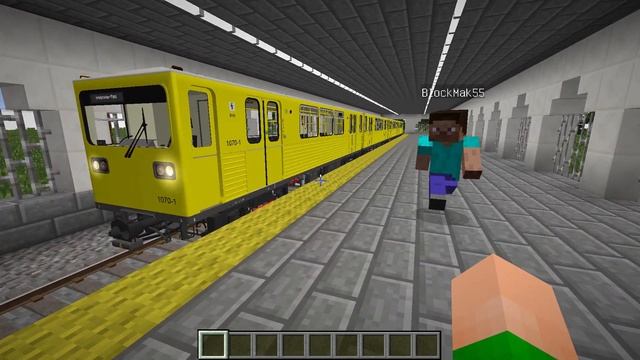 Немецкие поезда в Майнкрафт! Minecraft 1.7.10 German trains