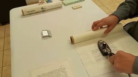 How to repair and preserve damaged pages with Filmoplast R