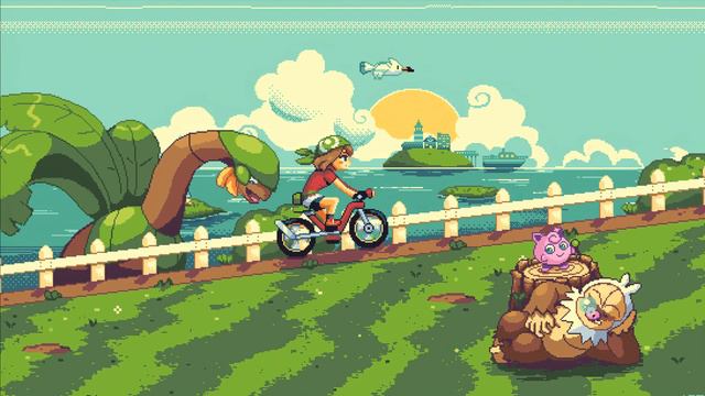 Мэй Крутит Педальки в Пиксельном Мире | May Riding Bicycle | Pokemon Emerald - Живые Обои