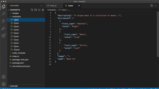 How to store NFT Metadata on Firebase