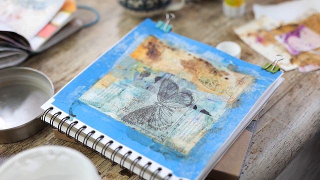 Relaxing Process Video of my Butterfly Page