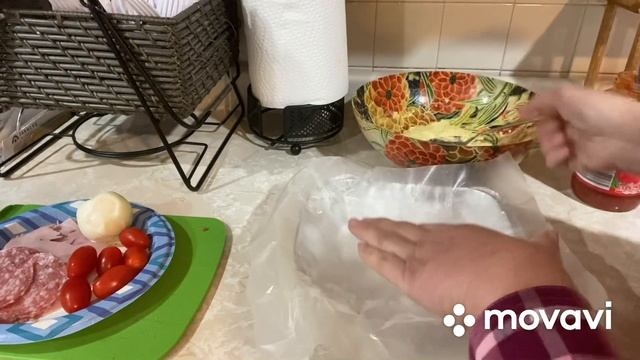 США. Низкоуглеводная вкуснейшая пицца????, тесто как ПУХ на миндальной Муке