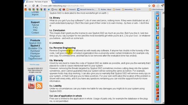 Removing Spyware and Malware from a Windows PC Using Spybot Search and Destroy