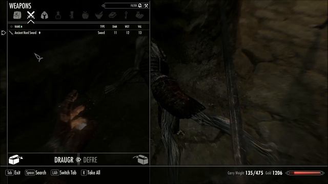 Lets play skyrim Modded  episode 3 part 1 - Bleak  Falls Barrow