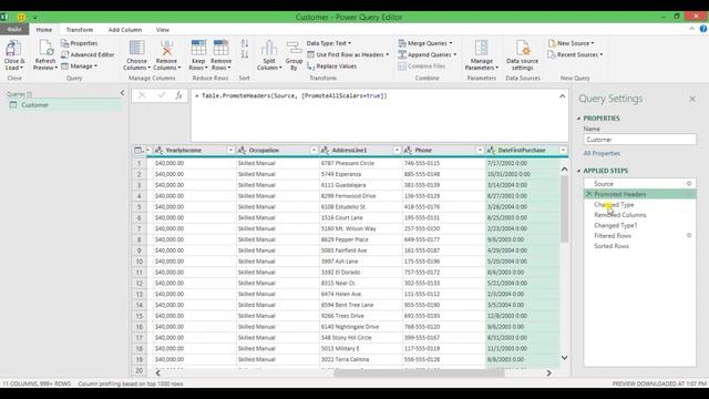 Power Query - Введение (занятие 1)