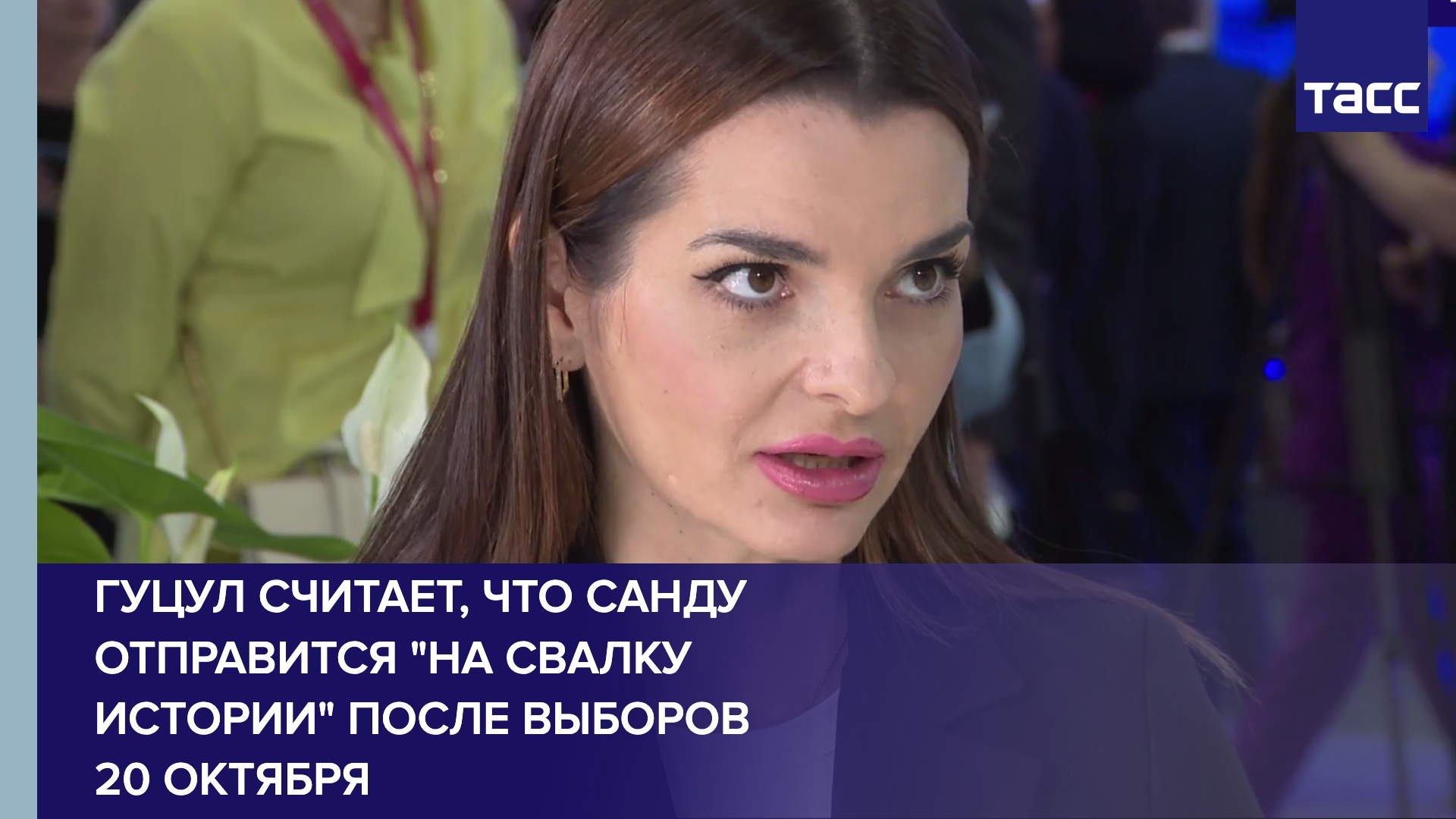 Гуцул считает, что Санду отправится "на свалку истории" после выборов 20 октября