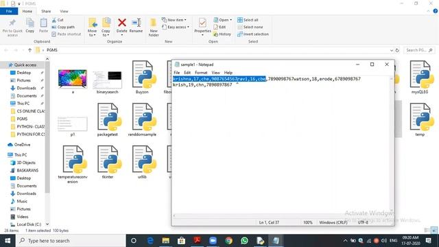 FILE HANDLING  7 - NCERT AND COMMERCE