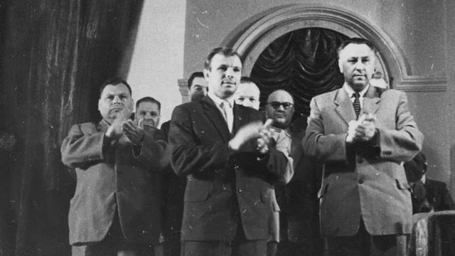 Встреча летчика-космонавта Ю.А. Гагарина с оренбуржцами 5 июня 1961 г.