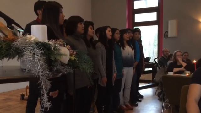 malam yang indah (lagu natal) Paduan Suara Perhimpunan Pelajar Indonesia (PPI) di Germany