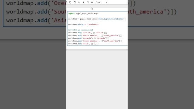 Создание карты мира на Python
