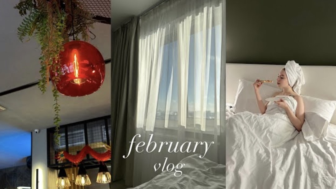 FEBRUARY VLOG: 14 февраля: сюрприз от мужа, отель, ресторан + вдохновляющие книги