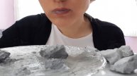 Мокрая узбекская голубая глина
