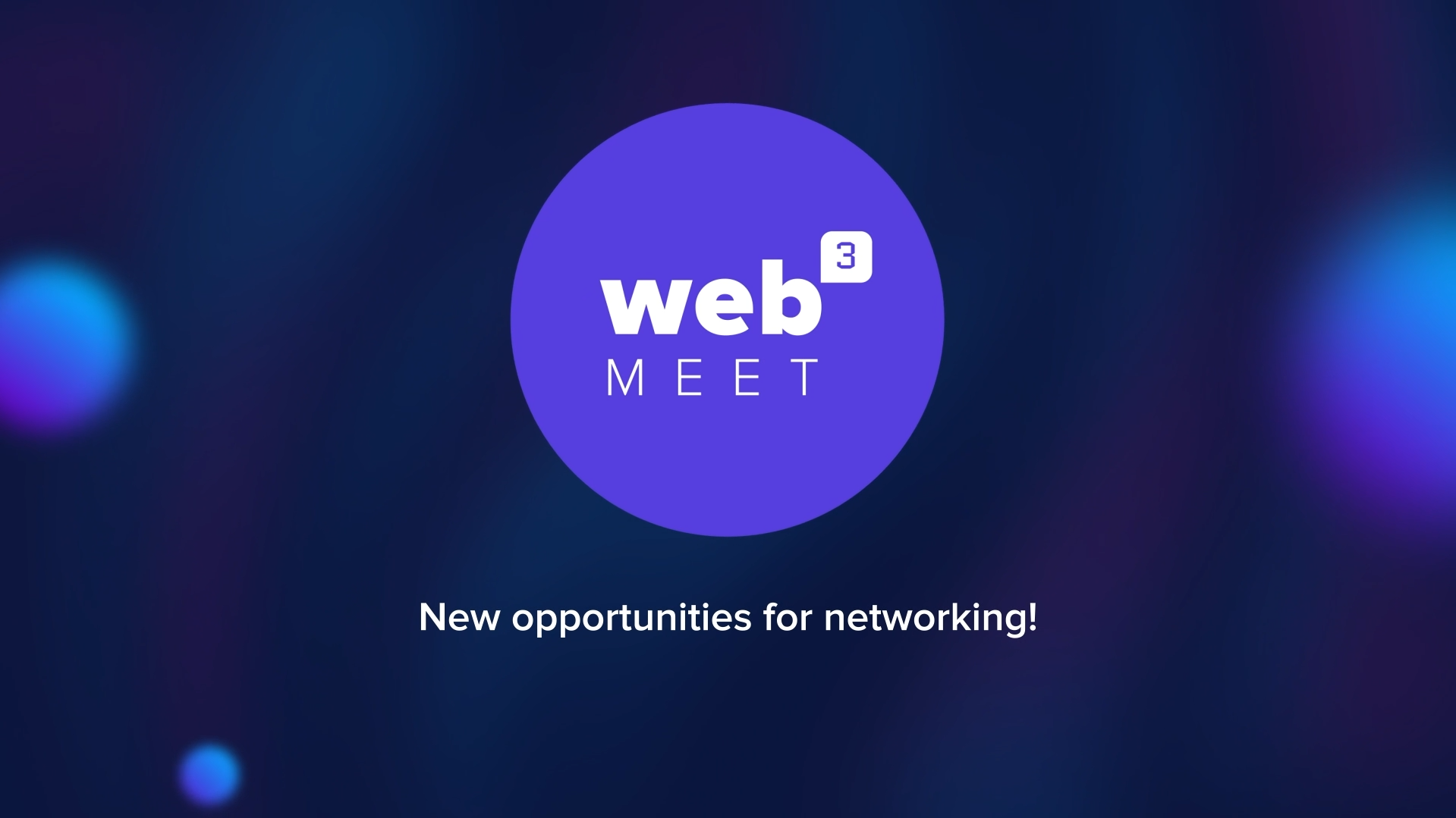 Web3meet - проморолик сайта