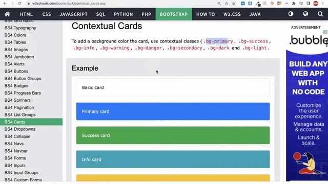 Web for beginners SESSION #6 - Bootstrap Cards