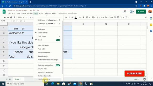 Remove/Trim Whitespaces In One Click