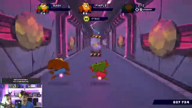 Battletoads спустя 20 лет Шама и Алина  вдвоем на одном ПК
