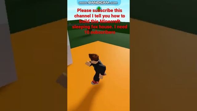 Welcome to bloxburg Minecraft sleeping Fox house