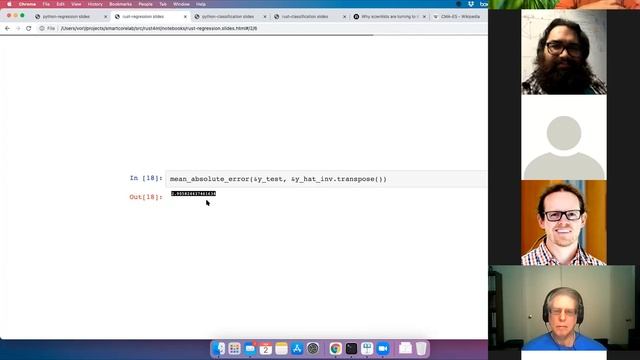 ML in Rust, implementing logistic and linear regression from scratch - Denver Rust Meetup talk
