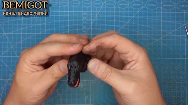 Polymer Clay Wolf волк из полимерной глины