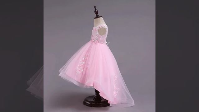 Благородные белые праздничные платья с цветочным рисунком для девочек; детское платье принцессы без
