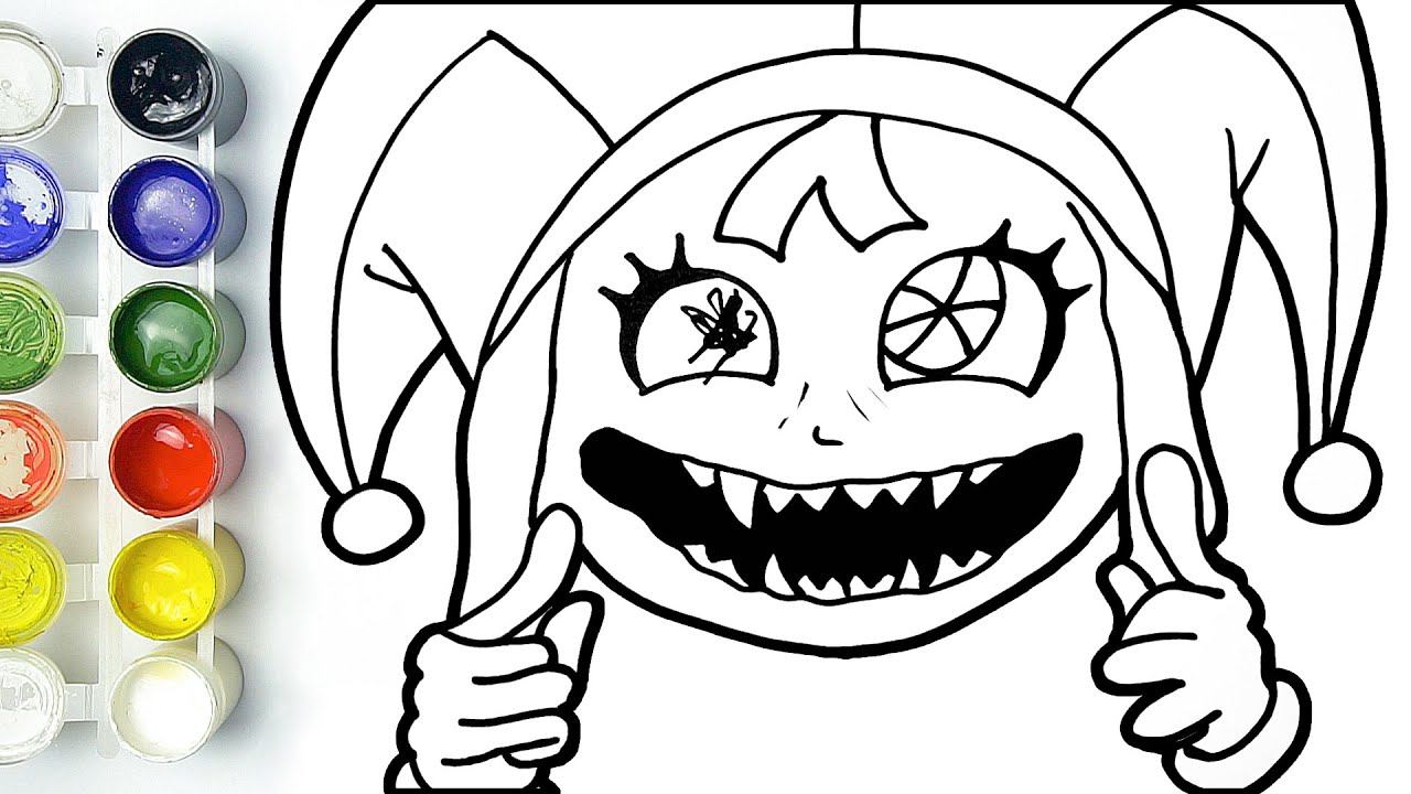 Como Dibujar a POMNI de The Amazing Digital Circus  how to draw pomni from tadc
