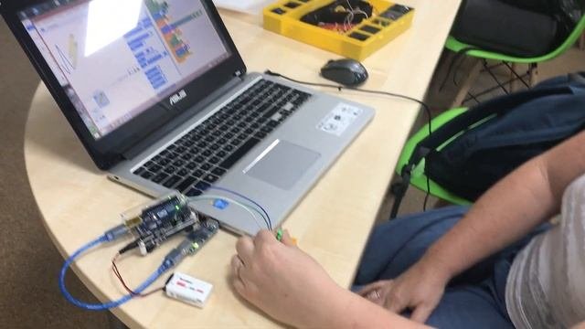 Визуализация пульсовой волны в программной среде Scratch