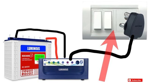 inverter connection || लाइट जाने पर सब कुछ बंद हो जाता है। || लाइट जाने पर इनवर्टर सप्लाई नहीं देता