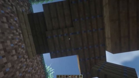 MINECRAFT - JAK ZBUDOWAĆ PROSTY DREWNIANY ZWISAJĄCY MOST - MINECRAFT BUDOWLE #46