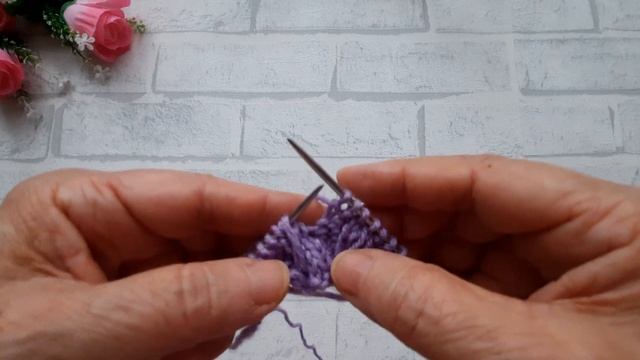 Замечательный объемный узор для шапок и не только..