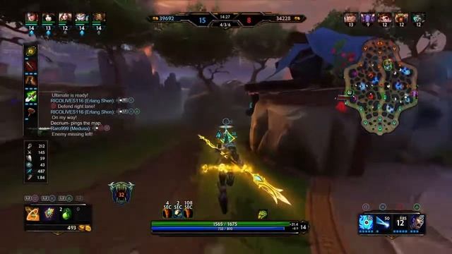 SMITE Platinum Ranked Conquest Erlang Shen Full Auto Build 12 Kills 26 Thousand Damage!