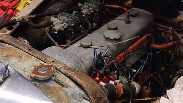 1956 Mercedes 300C running engine