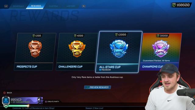 A Fan With *BAD LUCK* Gave me Their Rocket League Account & I Got My FIRST *PAINTED* HELLFIRE DROP!