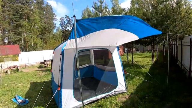 Обзор дугового шатра для кемпинга ARPENAZ BASE M QUECHUA.-2